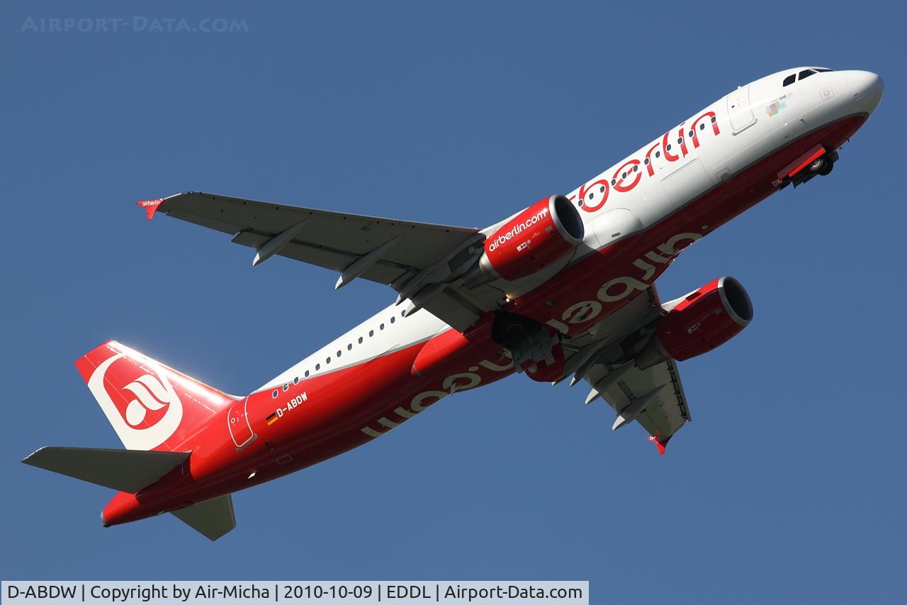 D-ABDW, 2009 Airbus A320-214 C/N 3945, Air Berlin, Airbus A320-214, CN: 3945