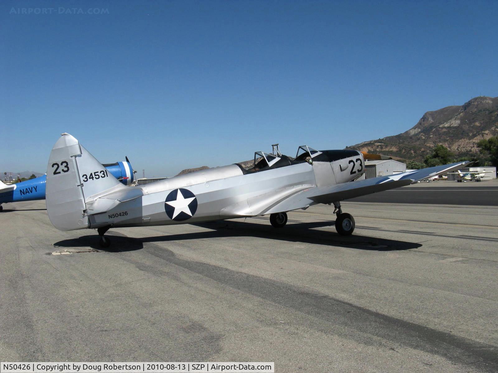N50426, 1943 Fairchild M-62A-3 Cornell II C/N T43-5197, 1943 Fairchild M-62A CORNELL as PT-19B, Fairchild 6-440-5 inverted inline 200 Hp