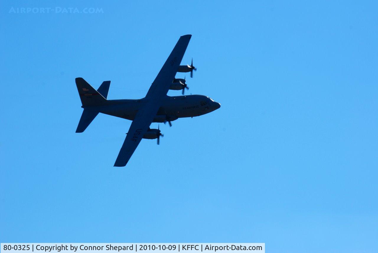 80-0325, 1980 Lockheed C-130H-LM Hercules C/N 382-4908, banana turn pass