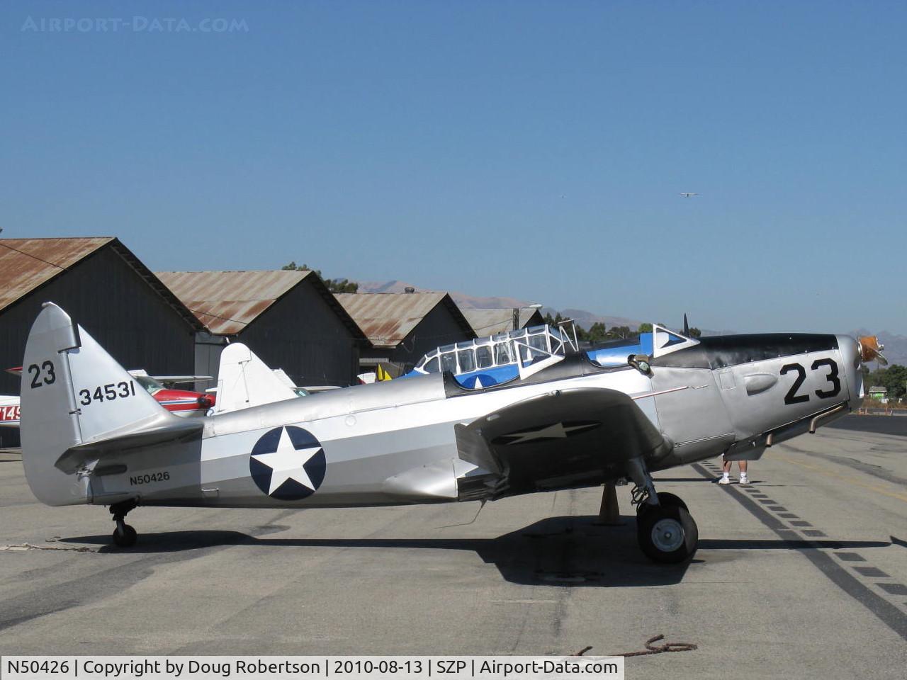 N50426, 1943 Fairchild M-62A-3 Cornell II C/N T43-5197, 1943 Fairchild M-62A CORNELL as PT-19B, Fairchild 6-440-5 inverted inline 200 Hp