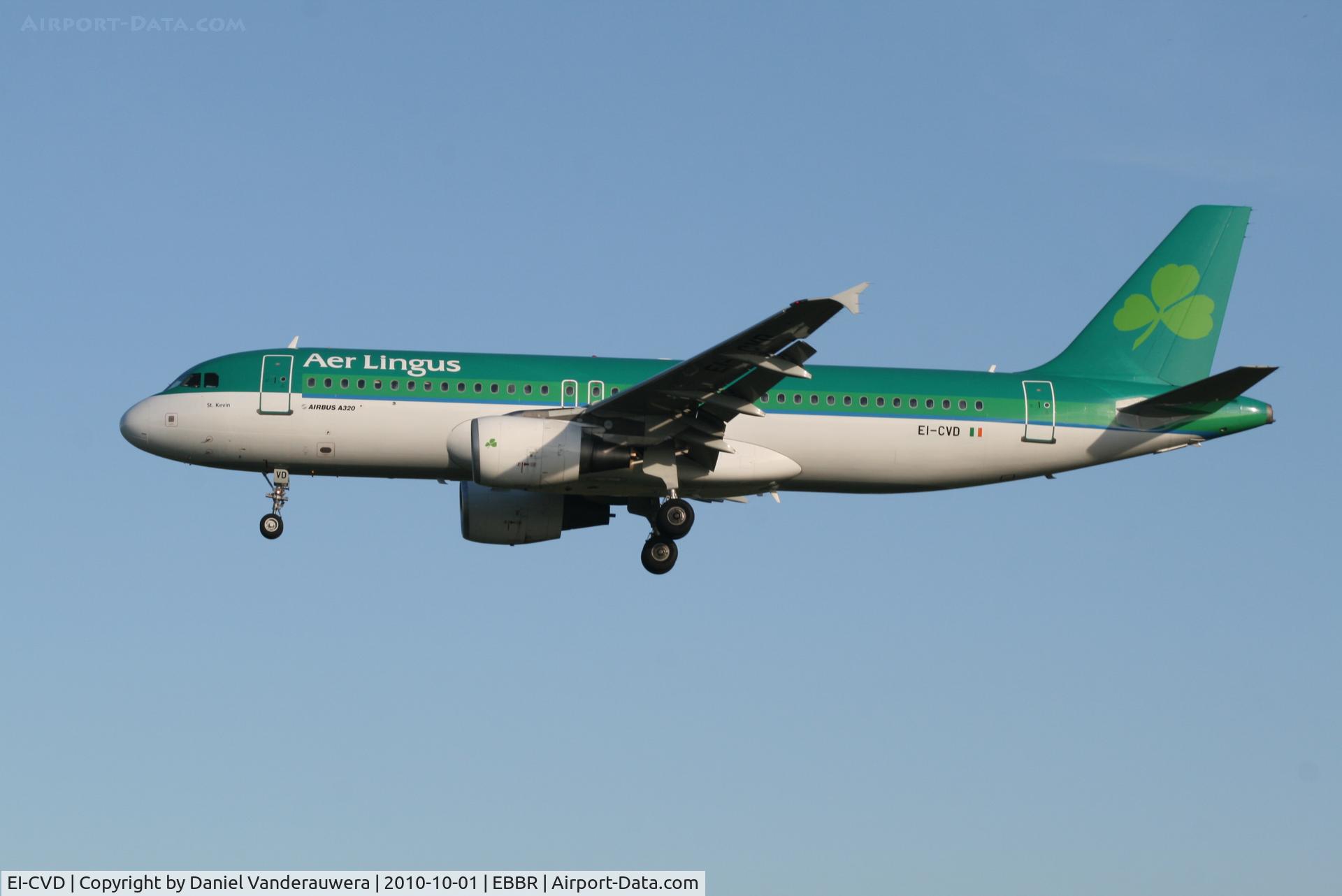 EI-CVD, 2001 Airbus A320-214 C/N 1467, Flight EI630 is descending to RWY 25L