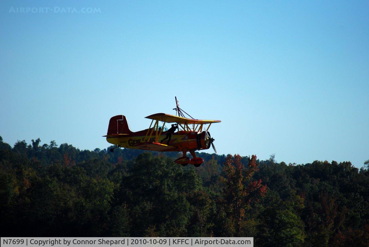 N7699, 1972 Grumman G-164A Show Cat C/N 1004, wing walking