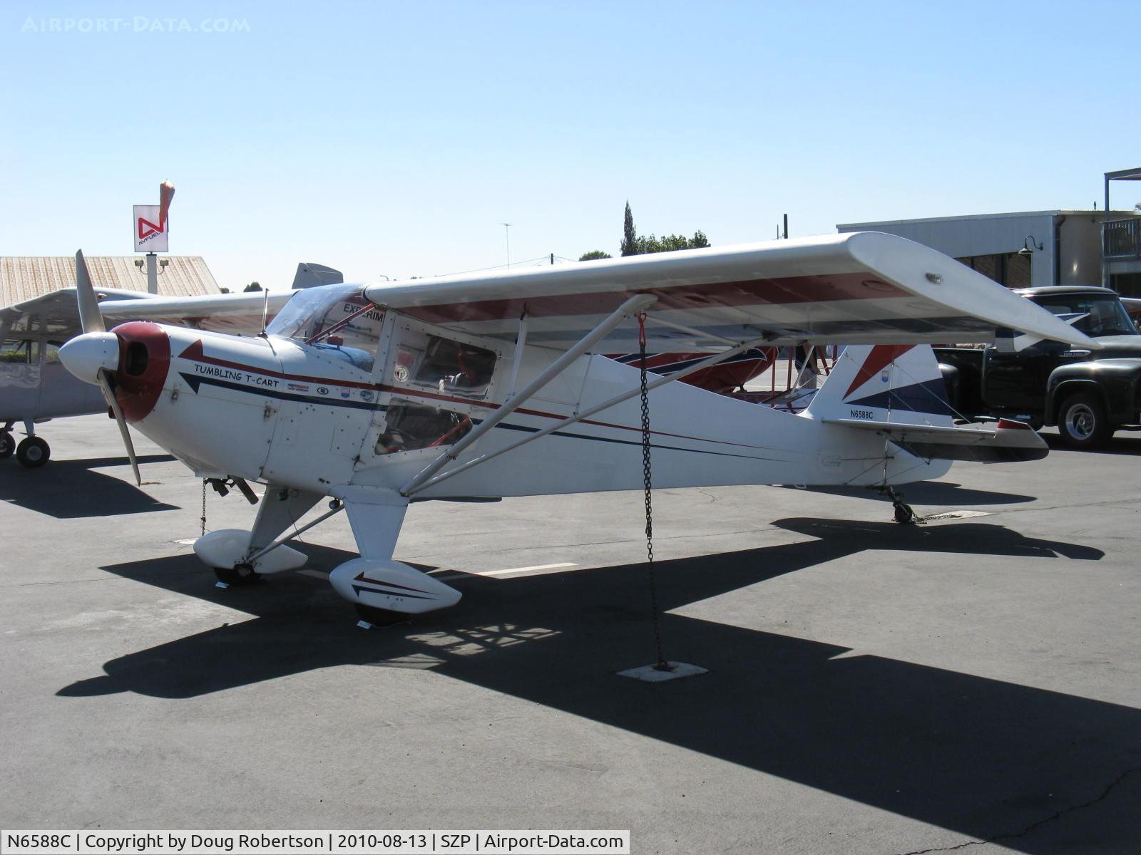 N6588C, 1992 Taylorcraft/Swick T-Clips C/N 1, 1992 McCain SWICK-CLIP-T (aerobatic-modified Taylorcraft), Lycoming O-235 120 Hp