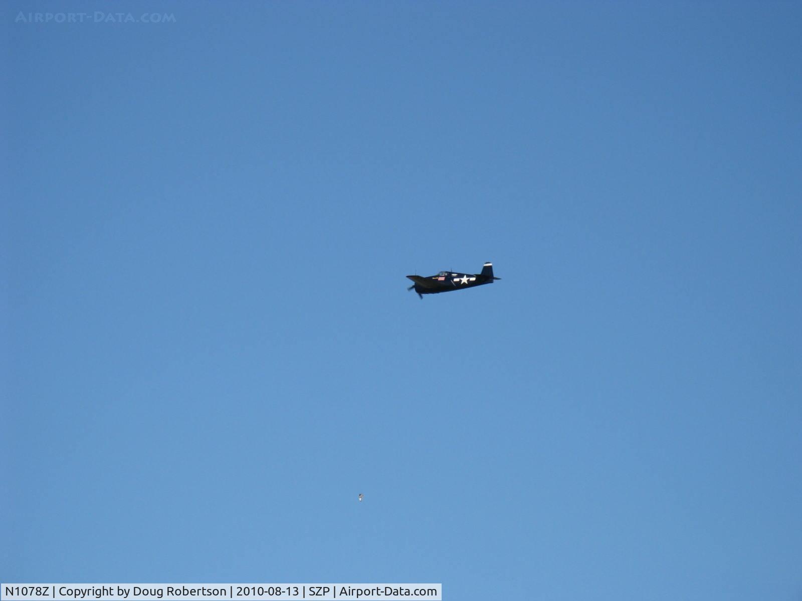 N1078Z, 1963 Grumman F6F-5 Hellcat C/N 27354801-66, 1963 S&S Special Grumman F6F-5 HELLCAT 'Minsi III', P&W R-1820-10W Double wasp 18 cylinder  2,200 Hp