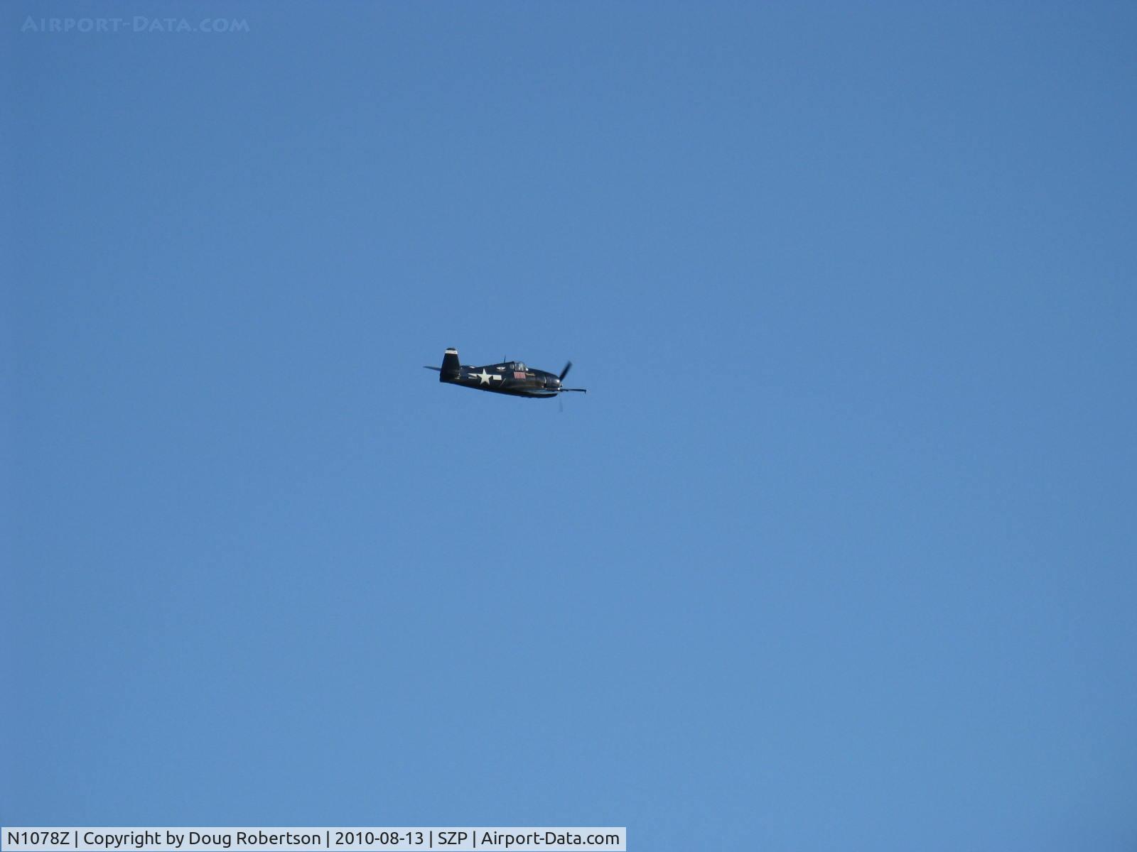 N1078Z, 1963 Grumman F6F-5 Hellcat C/N 27354801-66, 1963 S&S Special Grumman F6F-5 HELLCAT 'Minsi III', P&W R-1820-10W Double Wasp 18 cylinder 2,200 Hp