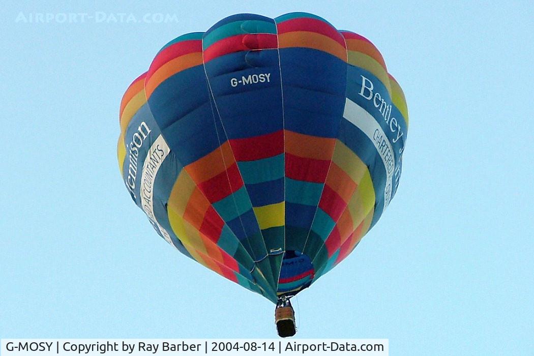 G-MOSY, 1990 Cameron Balloons O-84 C/N 2315, Cameron O-84 HAFB [2315] Bristol-Ashton Court~G 14/08/2004