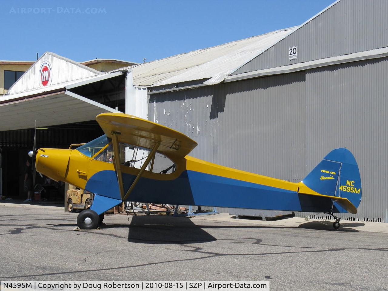 N4595M, 1947 Piper PA-11 Cub Special Cub Special C/N 11-98, 1947 Piper PA-11 CUB SPECIAL, Continental A&C65 65 Hp