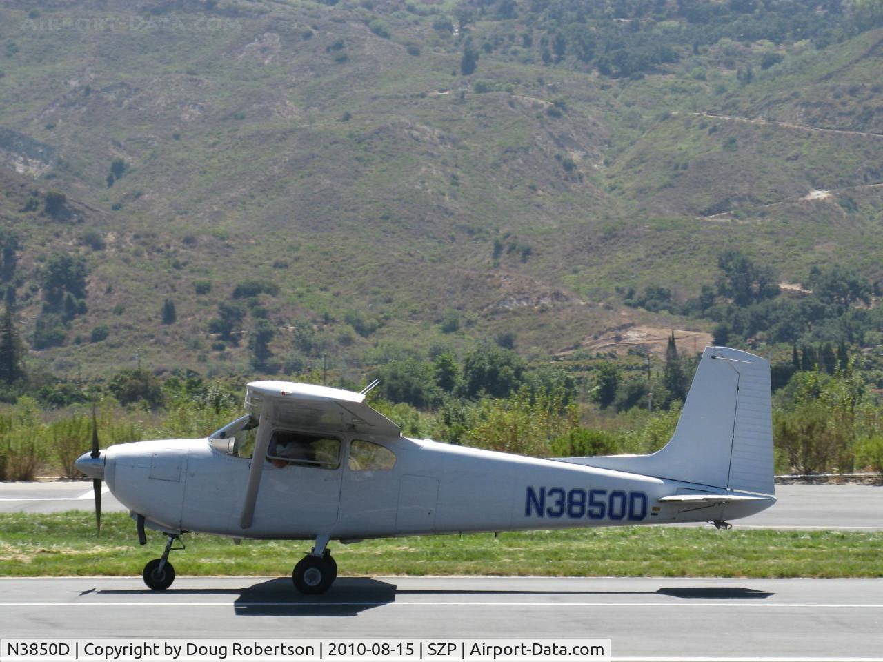 N3850D, 1957 Cessna 182A Skylane C/N 34550, 1957 Cessna 182A SKYLANE, Continental O-470-S 230 hp, patroller door on right side, parachutist carrier, Multiple certification, taxi