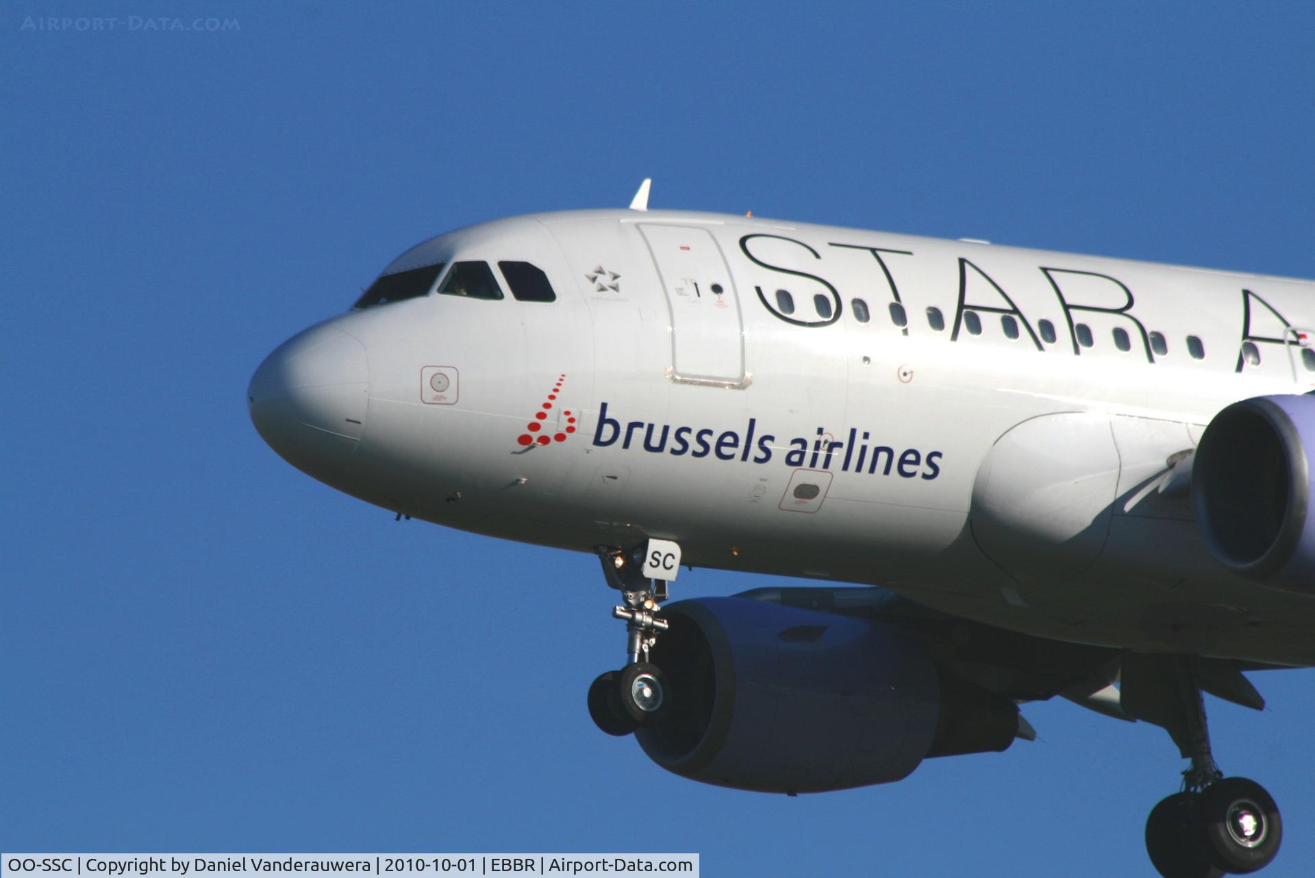 OO-SSC, 1999 Airbus A319-112 C/N 1086, Arrival to RWY 25L