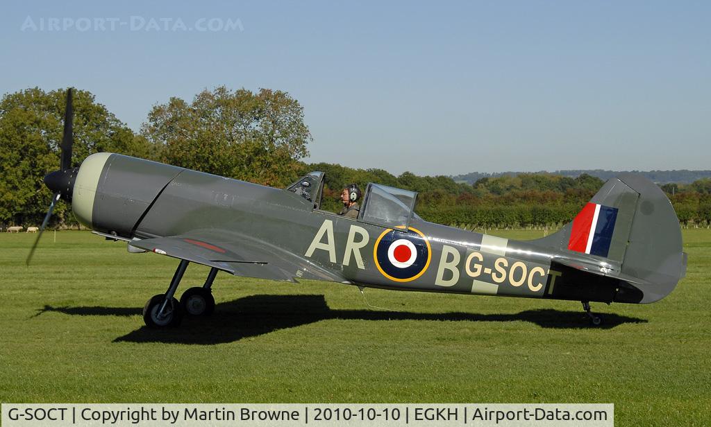 G-SOCT, 1984 Yakovlev Yak-50 C/N 842804, SHOT AT HEADCORN