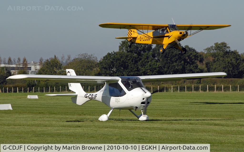 G-CDJF, 2005 Flight Design CT2K C/N 8104, SHOT AT HEADCORN