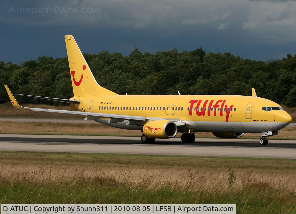 D-ATUC, 2006 Boeing 737-8K5 C/N 34684, Taking off rwy 16