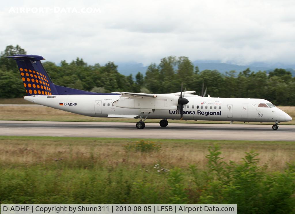 D-ADHP, 1998 De Havilland Canada DHC-8-402 Dash 8 C/N 4003, Landing rwy 16