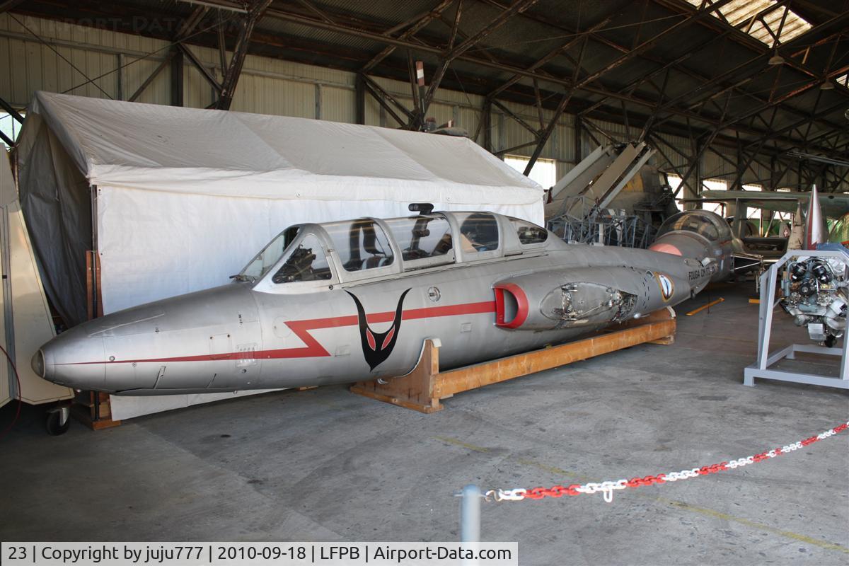 23, Fouga CM-175 Zephyr C/N 23, on storage at Dugny