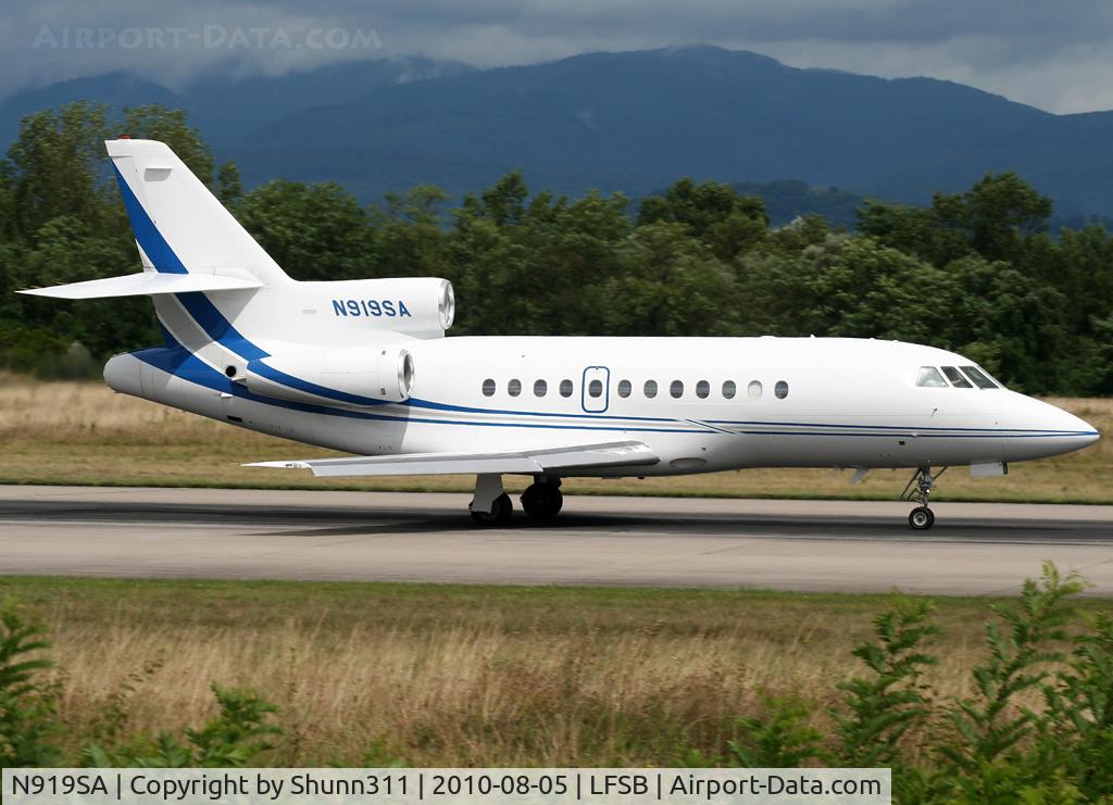 N919SA, 2003 Dassault Falcon 900EX C/N 124, Taking off rwy 16