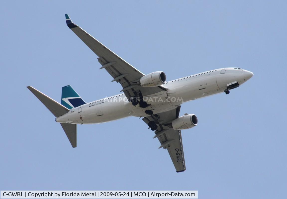 C-GWBL, 2005 Boeing 737-8CT C/N 34154, West Jet 737-800