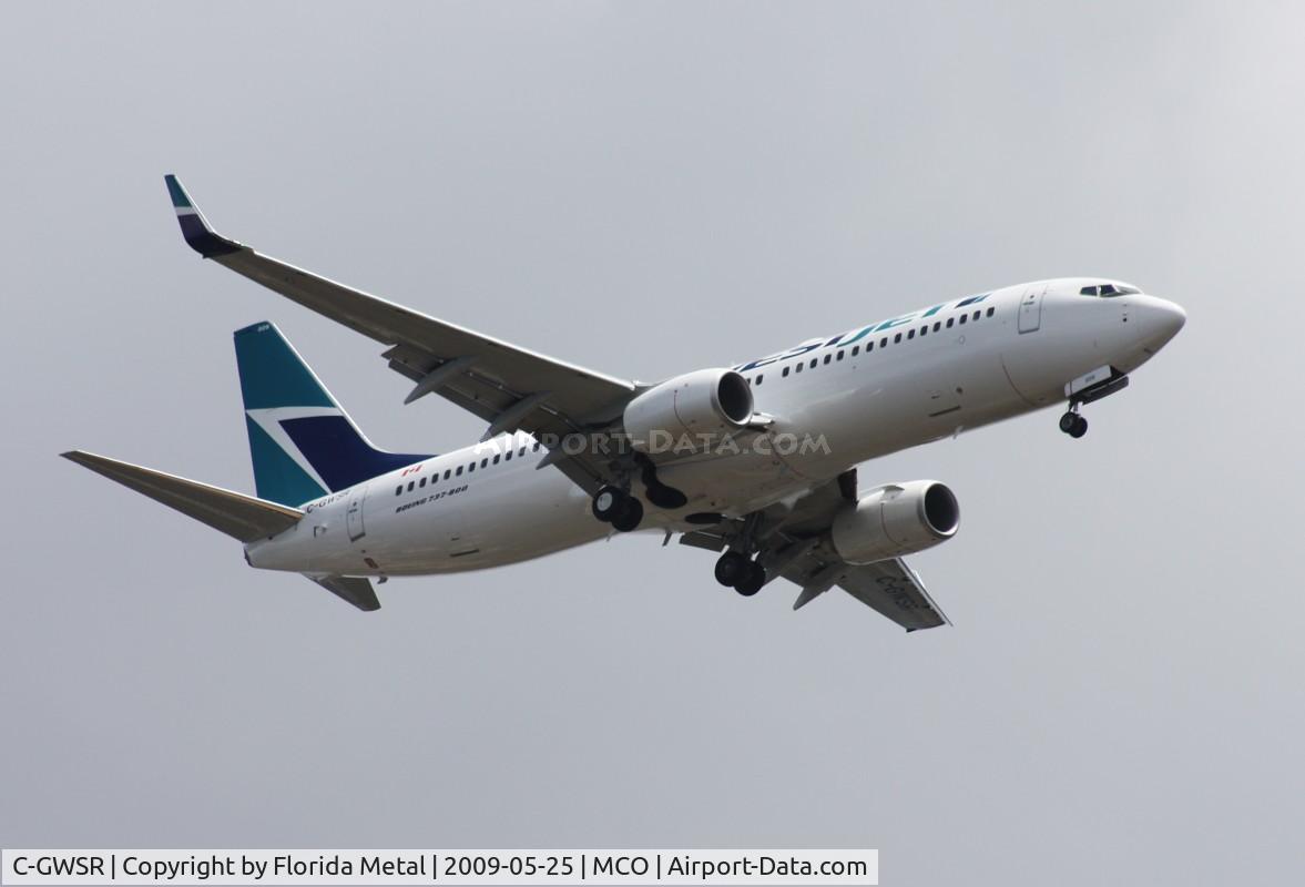 C-GWSR, 2009 Boeing 737-8CT C/N 35288, West Jet 737-800