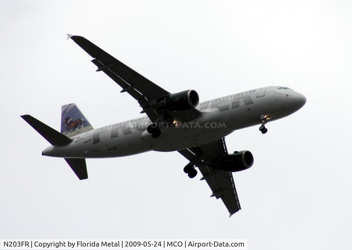 N203FR, 2002 Airbus A320-214 C/N 1806, Sally the Mustang