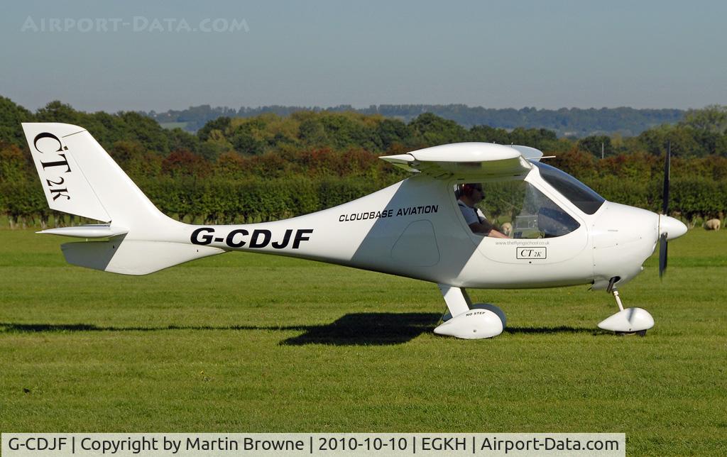G-CDJF, 2005 Flight Design CT2K C/N 8104, SHOT AT HEADCORN