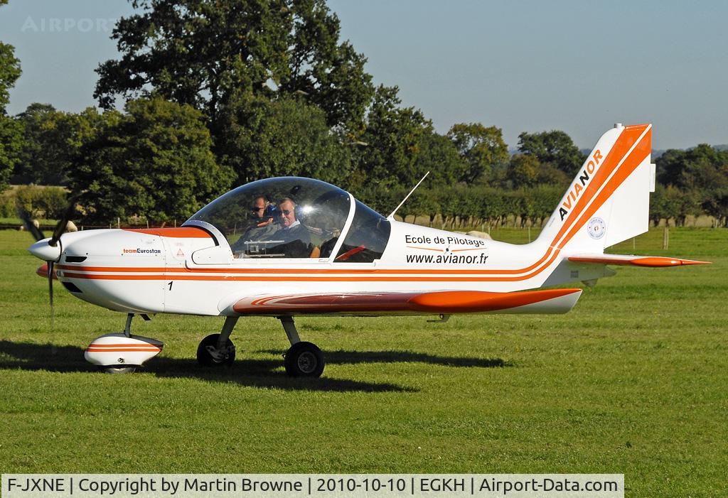 F-JXNE, Evektor-Aerotechnik EV-97 Eurostar C/N 3103, SHOT AT HEADCORN