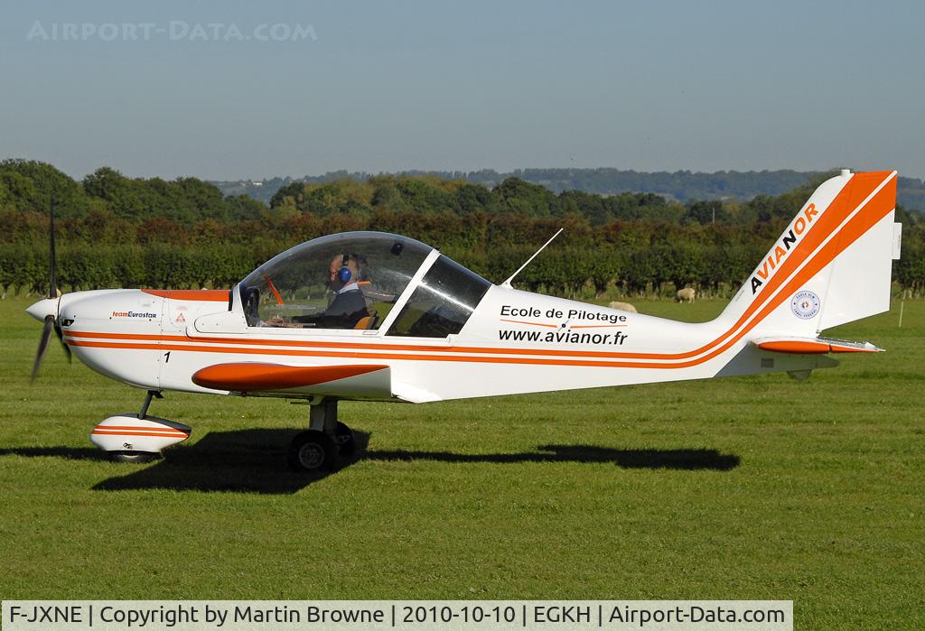 F-JXNE, Evektor-Aerotechnik EV-97 Eurostar C/N 3103, SHOT AT HEADCORN