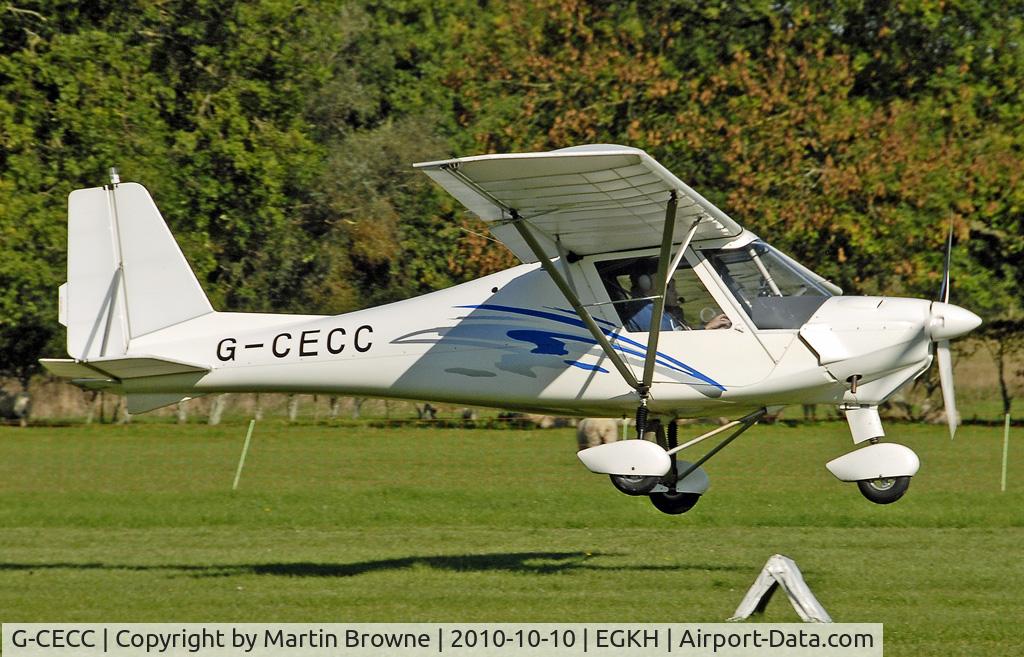 G-CECC, 2006 Comco Ikarus C42 FB80 C/N 0607-6832, SHOT AT HEADCORN