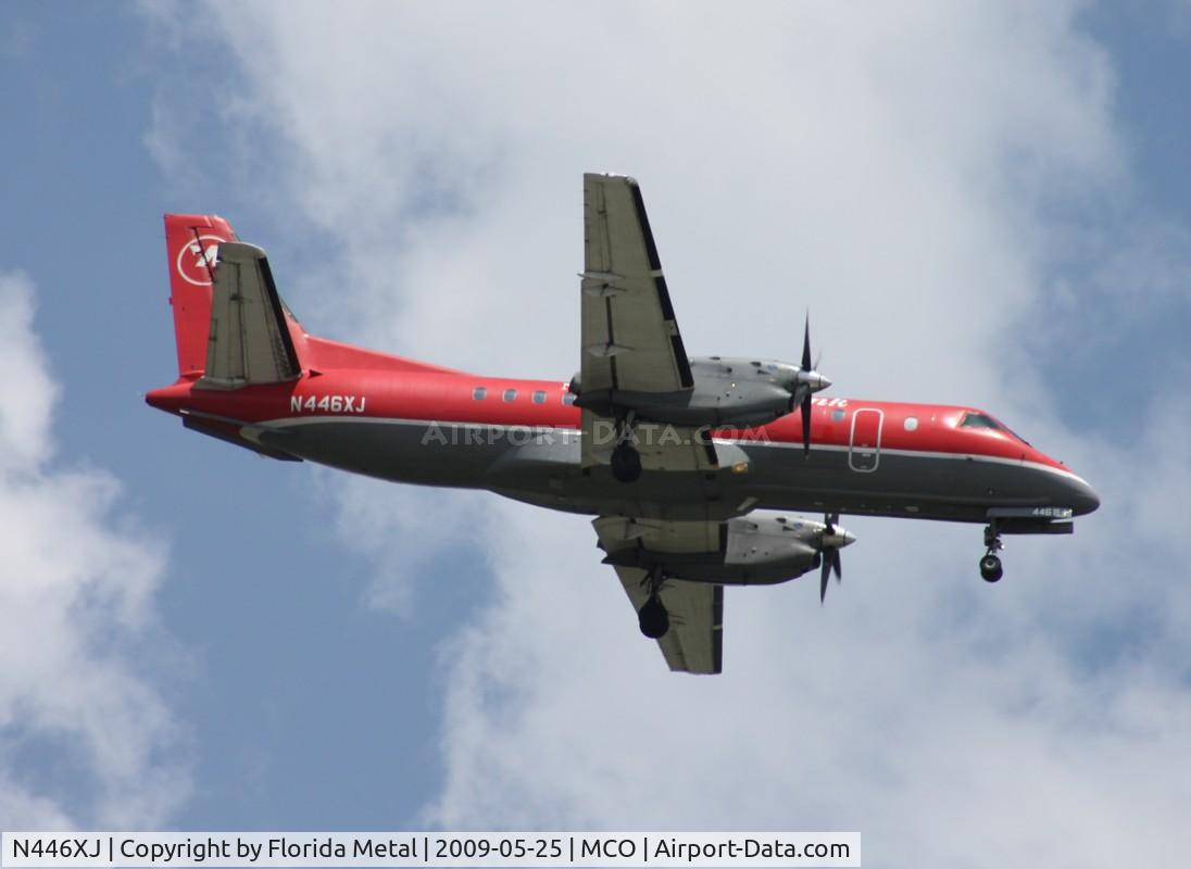 N446XJ, 1998 Saab 340B C/N 340B446, Mesaba Saab 340