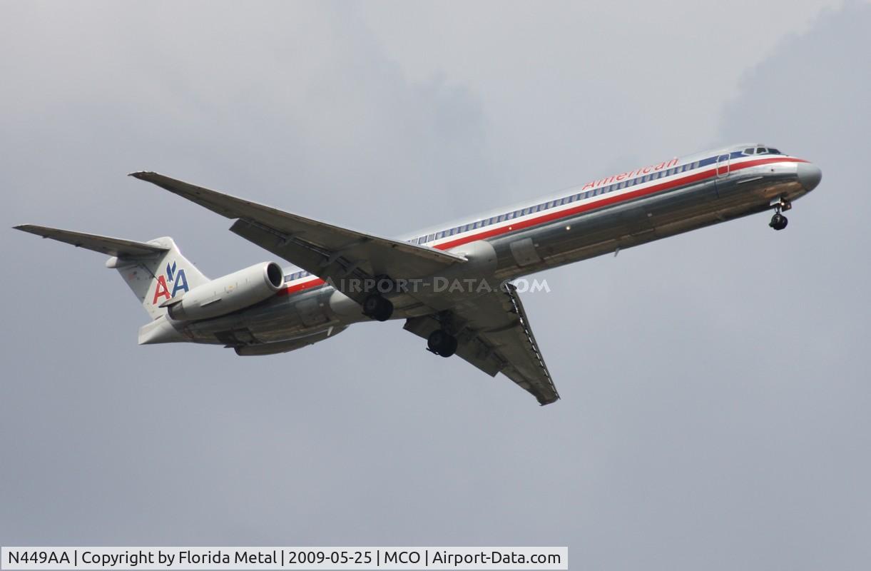 N449AA, 1987 McDonnell Douglas MD-82 (DC-9-82) C/N 49475, American MD-82