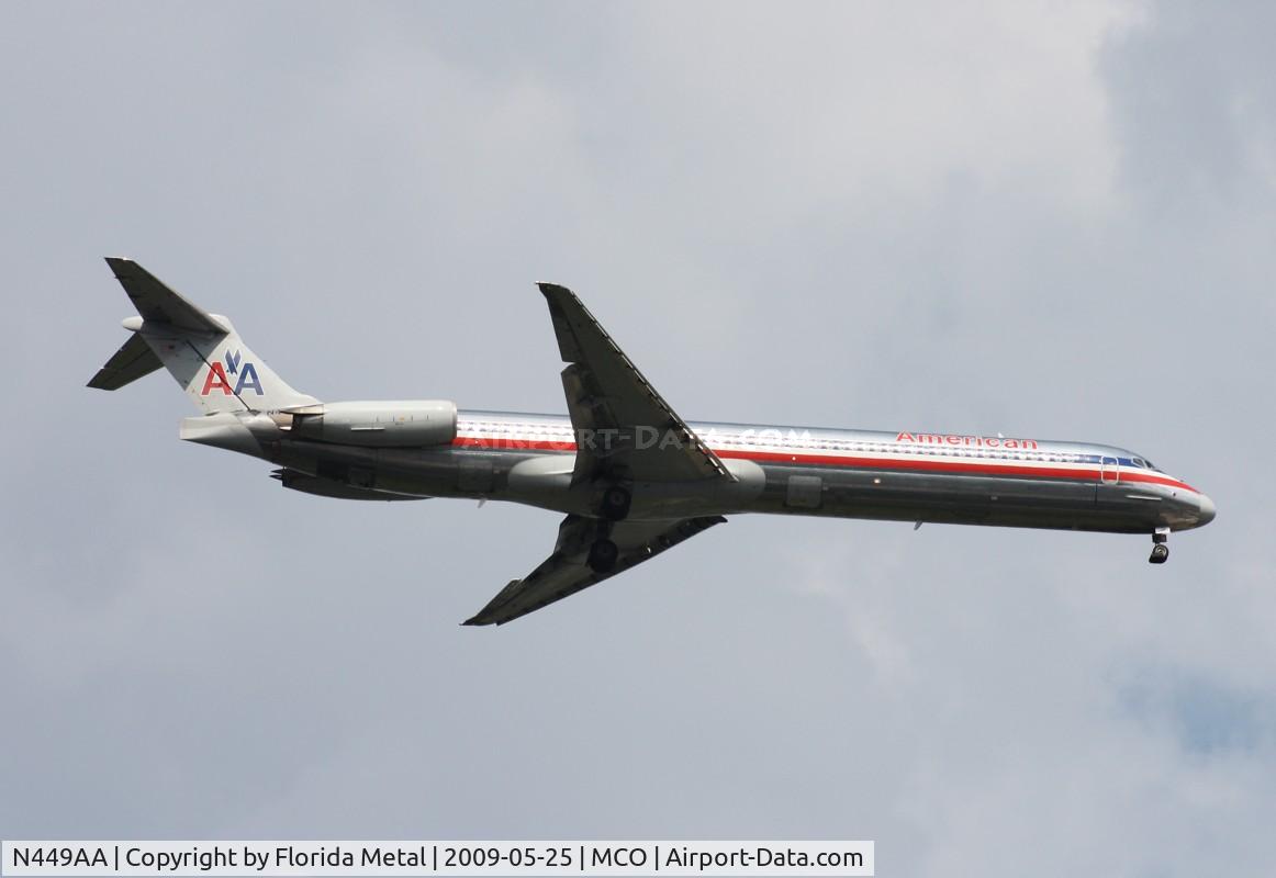 N449AA, 1987 McDonnell Douglas MD-82 (DC-9-82) C/N 49475, American MD-82