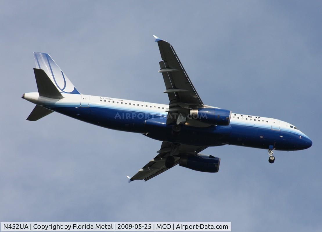 N452UA, 1999 Airbus A320-232 C/N 0955, United A320