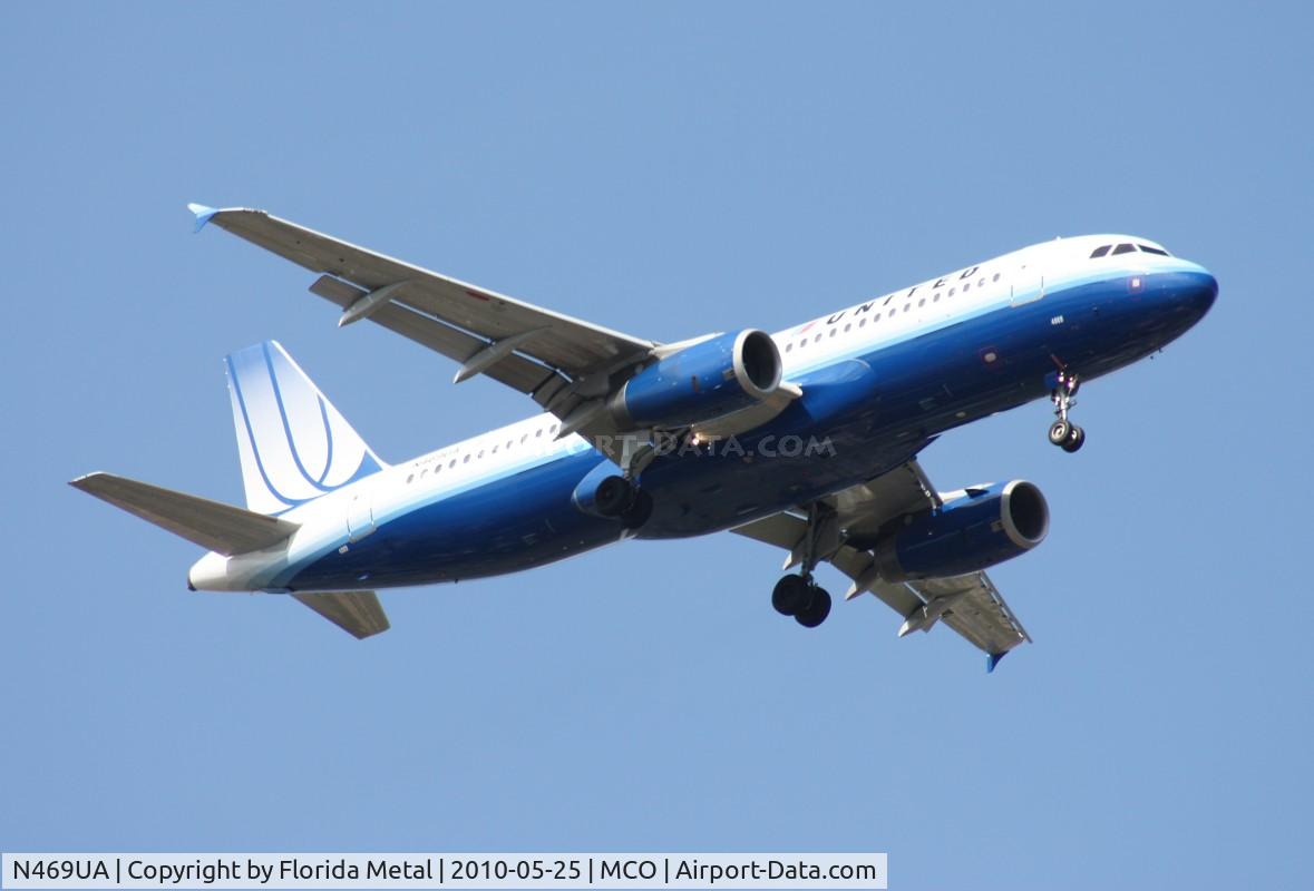 N469UA, 2001 Airbus A320-232 C/N 1409, United A320