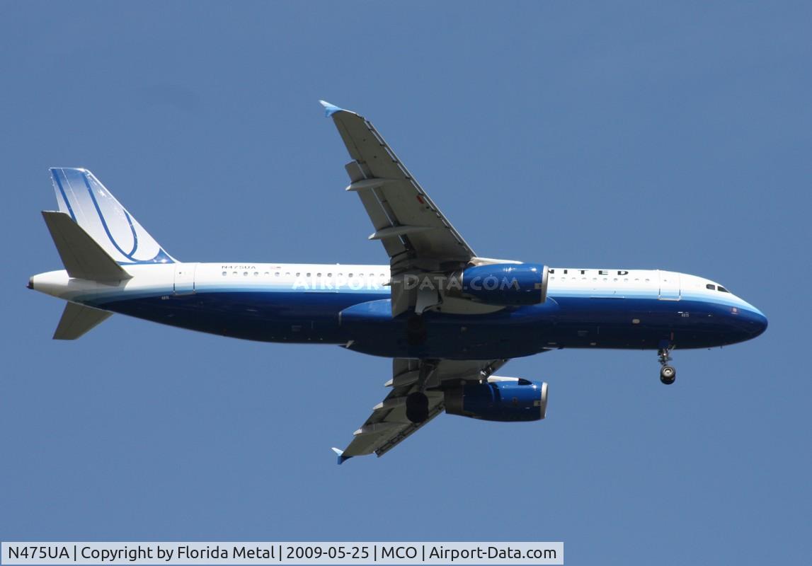 N475UA, 2001 Airbus A320-232 C/N 1495, United A320
