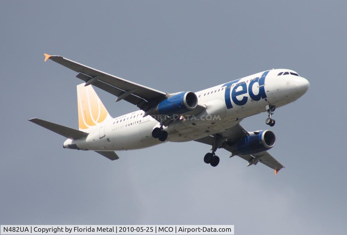 N482UA, 2001 Airbus A320-232 C/N 1584, Ted A320