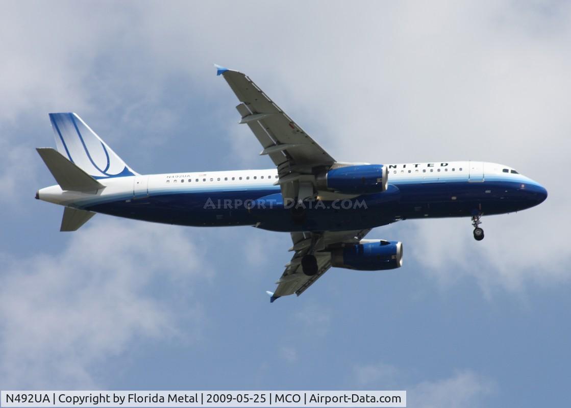 N492UA, 2002 Airbus A320-232 C/N 1755, United A320