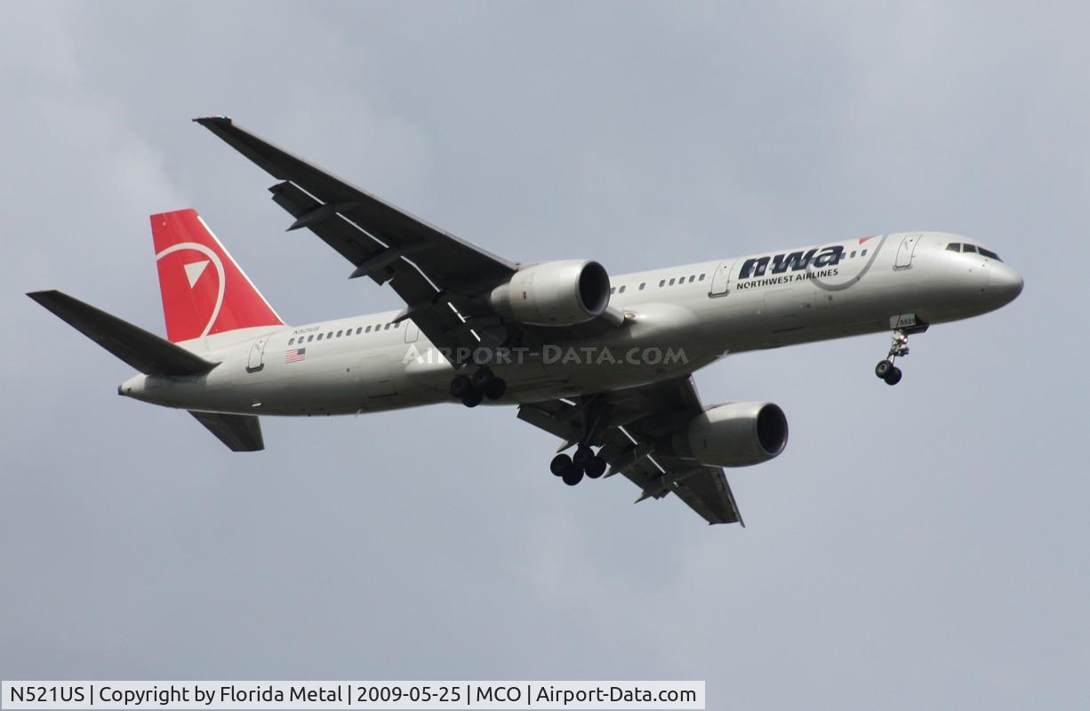N521US, 1986 Boeing 757-251 C/N 23209, Northwest 757-200