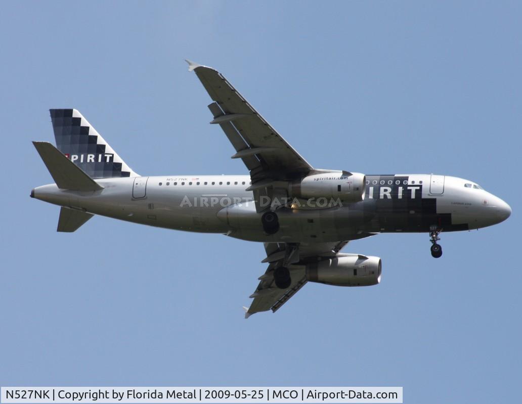 N527NK, 2007 Airbus A319-132 C/N 2978, Spirit A319