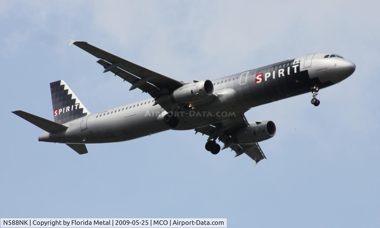 N588NK, 2005 Airbus A321-231 C/N 2590, Spirit A321