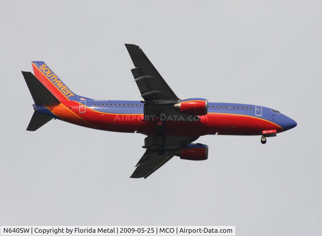 N640SW, 1996 Boeing 737-3H4 C/N 27713, Southwest 737-300