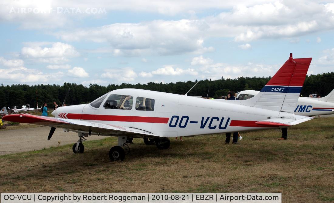 OO-VCU, 1989 Piper PA-28-161 Cadet C/N 2841245, Fly in Oostmalle 21-08-2010.VICTORS TEAM