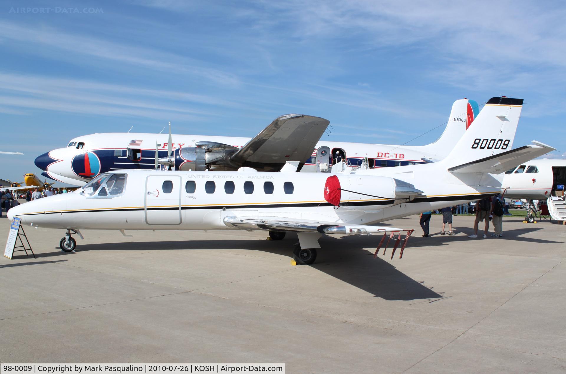 98-0009, 1998 Cessna UC-35A Citation Ultra C/N 560-0505, Cessna UC-35A