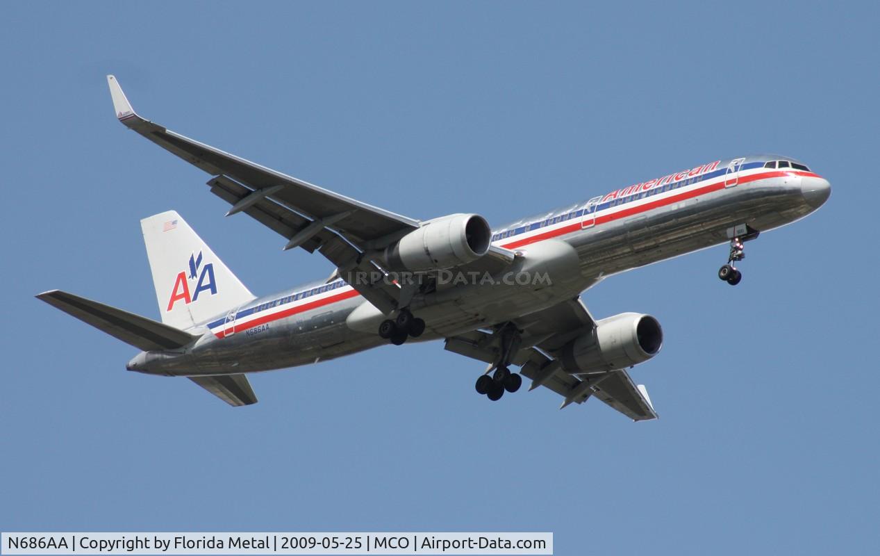 N686AA, 1992 Boeing 757-223 C/N 25343, American 757-200
