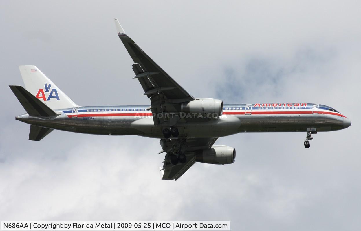 N686AA, 1992 Boeing 757-223 C/N 25343, American 757-200