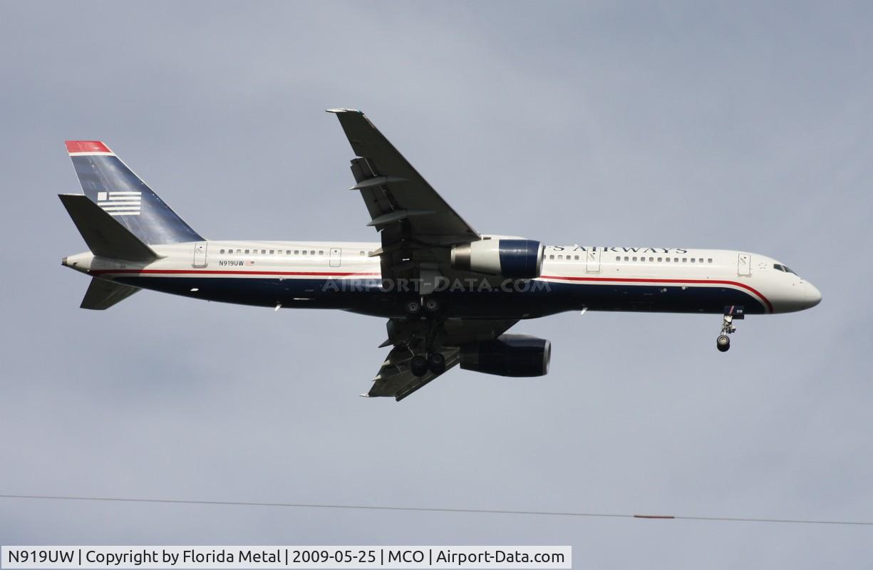 N919UW, 1982 Boeing 757-225 C/N 22198, US Airways 757-200
