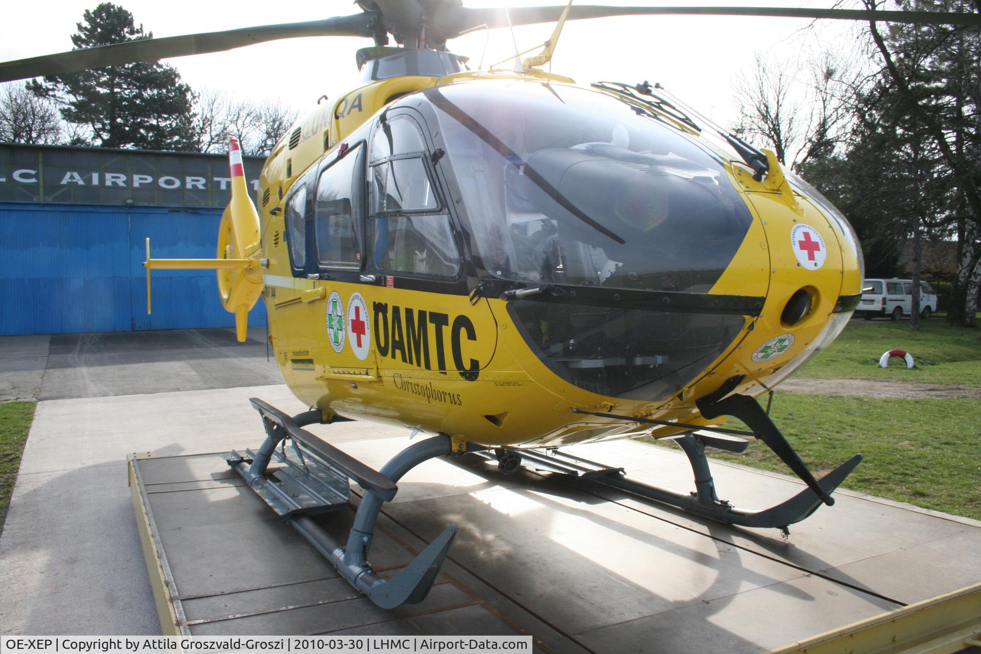 OE-XEP, 2001 Eurocopter EC-135T-2 C/N 0210, Miskolc Airport, Hungary