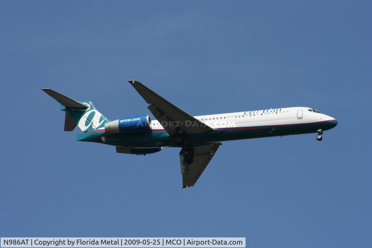 N986AT, 2001 Boeing 717-200 C/N 55089, Air Tran 717-200