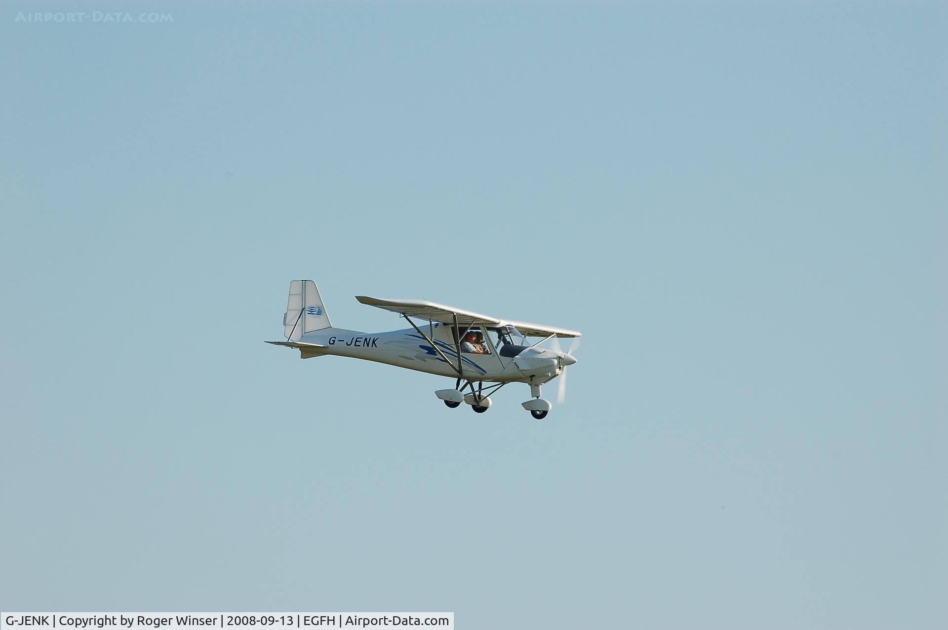 G-JENK, 2008 Comco Ikarus C42 FB80 C/N 0806-6978, Approaching Runway 28