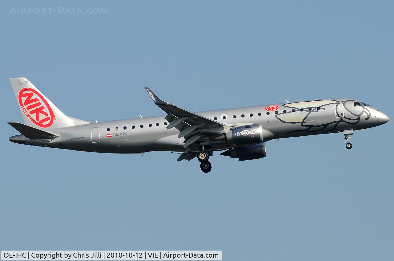 OE-IHC, 2010 Embraer 190LR (ERJ-190-100LR) C/N 19000349, NIKI