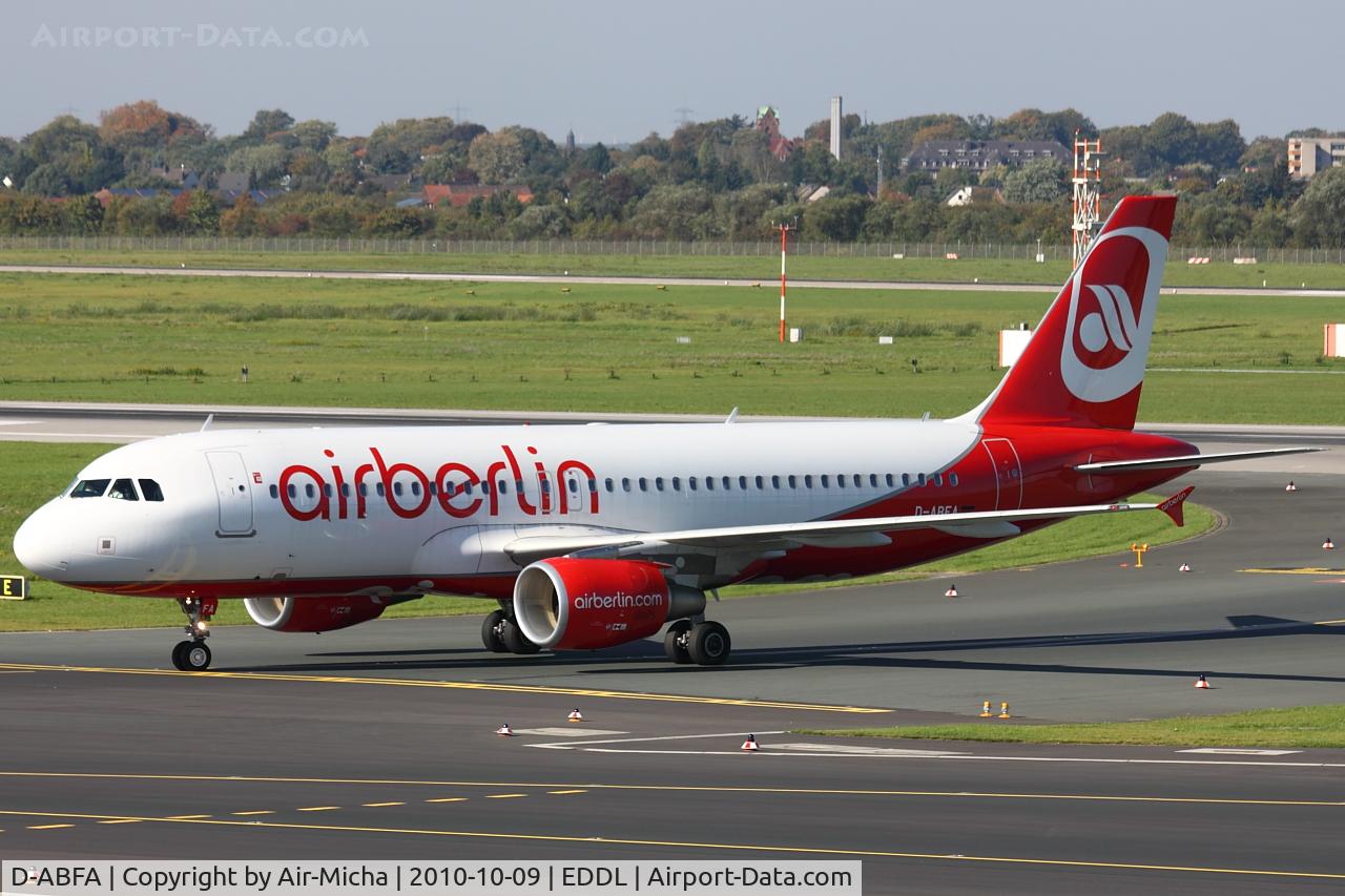 D-ABFA, 2009 Airbus A320-214 C/N 4101, Air Berlin, Airbus A320-214, CN: 4101