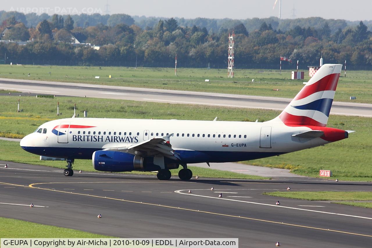 G-EUPA, 1999 Airbus A319-131 C/N 1082, British Airways, Airbus A319-131, CN: 1082