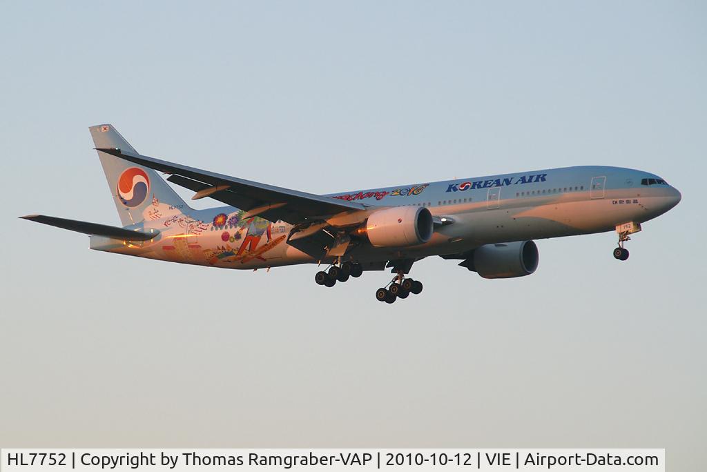 HL7752, 2007 Boeing 777-2B5/ER C/N 34211, Korean Air Boeing 777-200